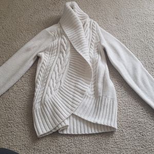 White cardigan